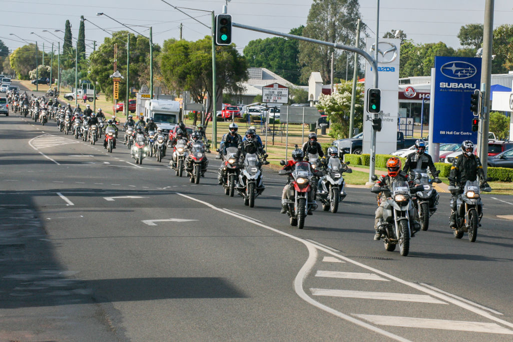 200 riders headed for the off-road sections of the Great Dividing Range around the NSW-Queensland border for the annual GS Safari.