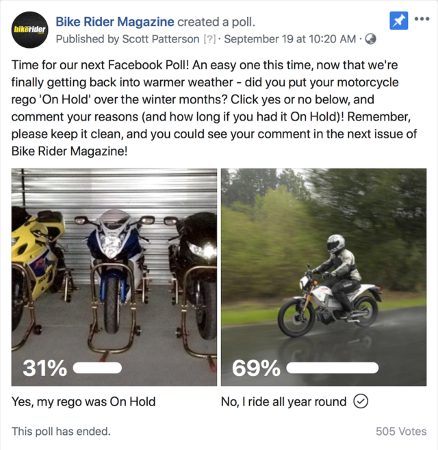 Facebook Poll