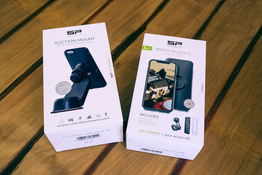 We have tried the SP Connect Moto Bundle