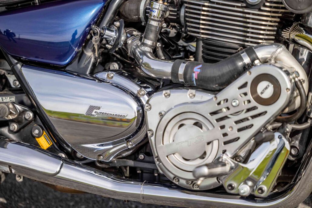 supercharged triumph, tts supercharger, thunderbird