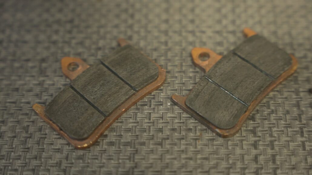 motorcycle brake pad wear