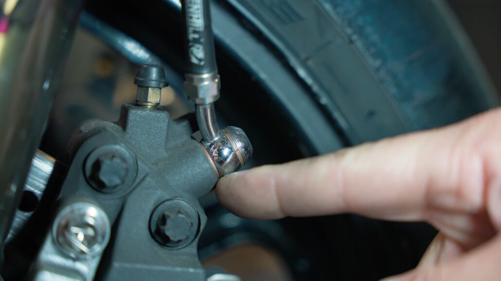 checking brake fittings