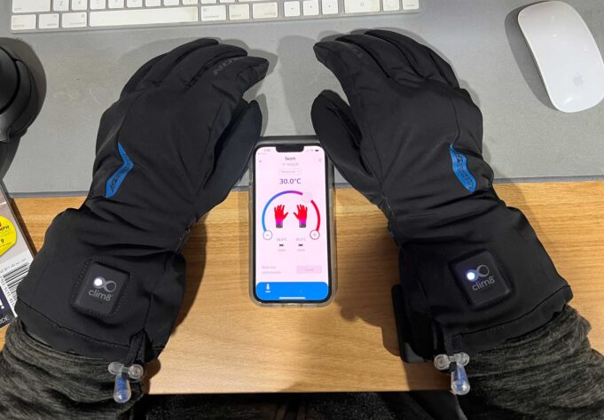 IXON heated motorcycle gloves