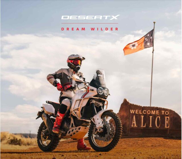 Unfinkeable Finke desert race, Ducati desertx, ducati