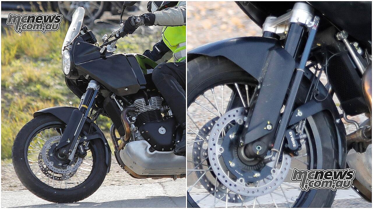 All new Royal Enfield Himalayan 750 spy images surface BRM