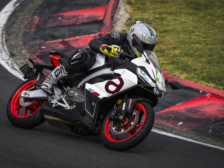 Aprilia RS457 track test