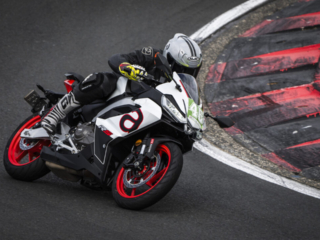 Aprilia RS457 track test