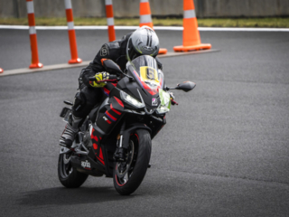 Aprilia RS457 track test