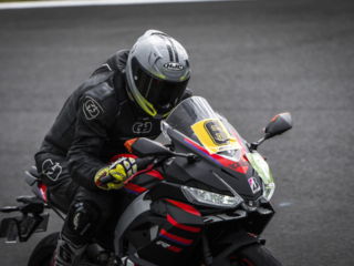 Aprilia RS457 track test