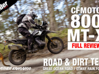 CFMoto 800MTX Review dirt road adventure
