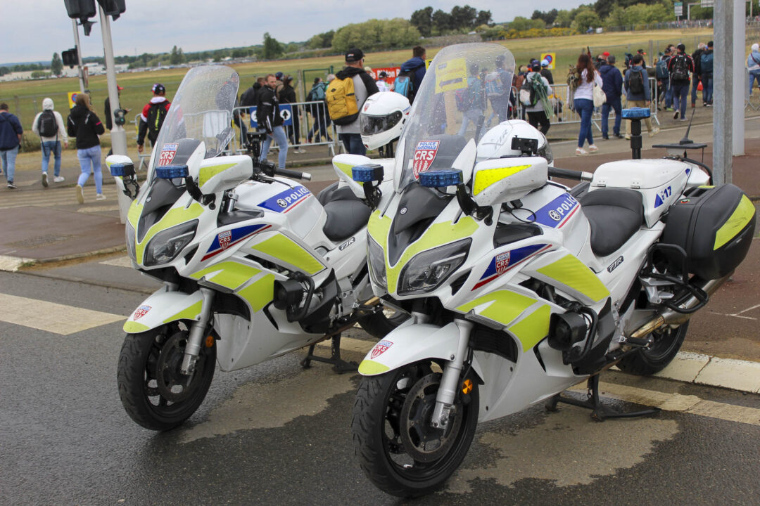 Le Mans police bikes