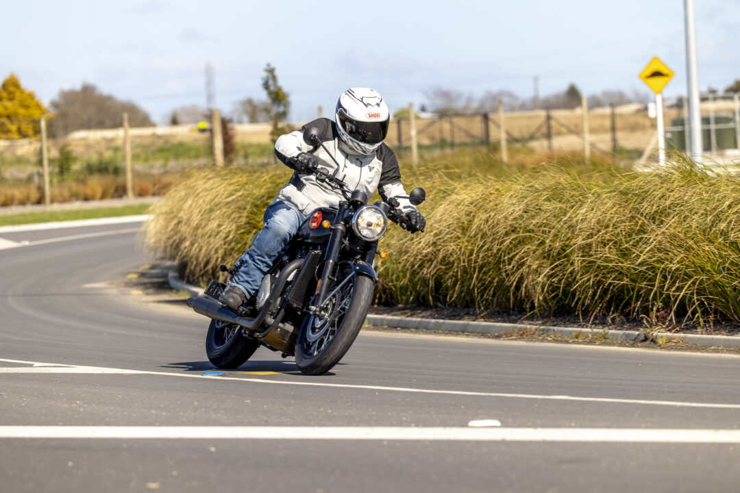 BSA Gold Star action cornering