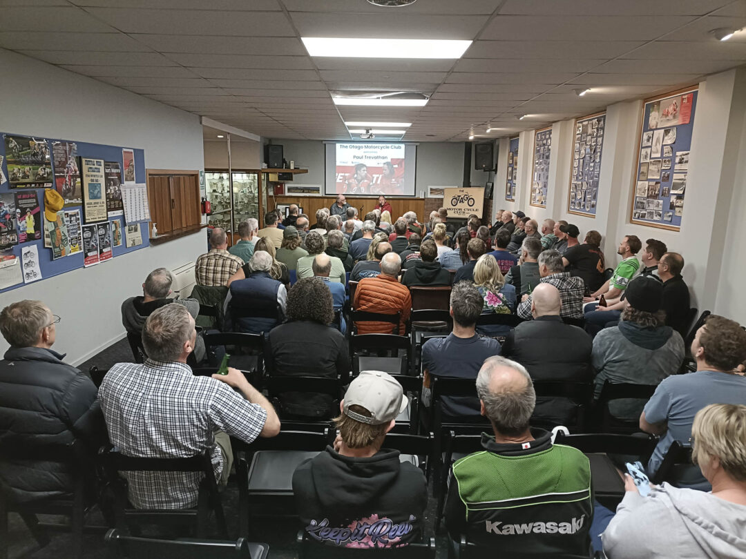 Paul Trevathen at the Otago Motorcycle Club
