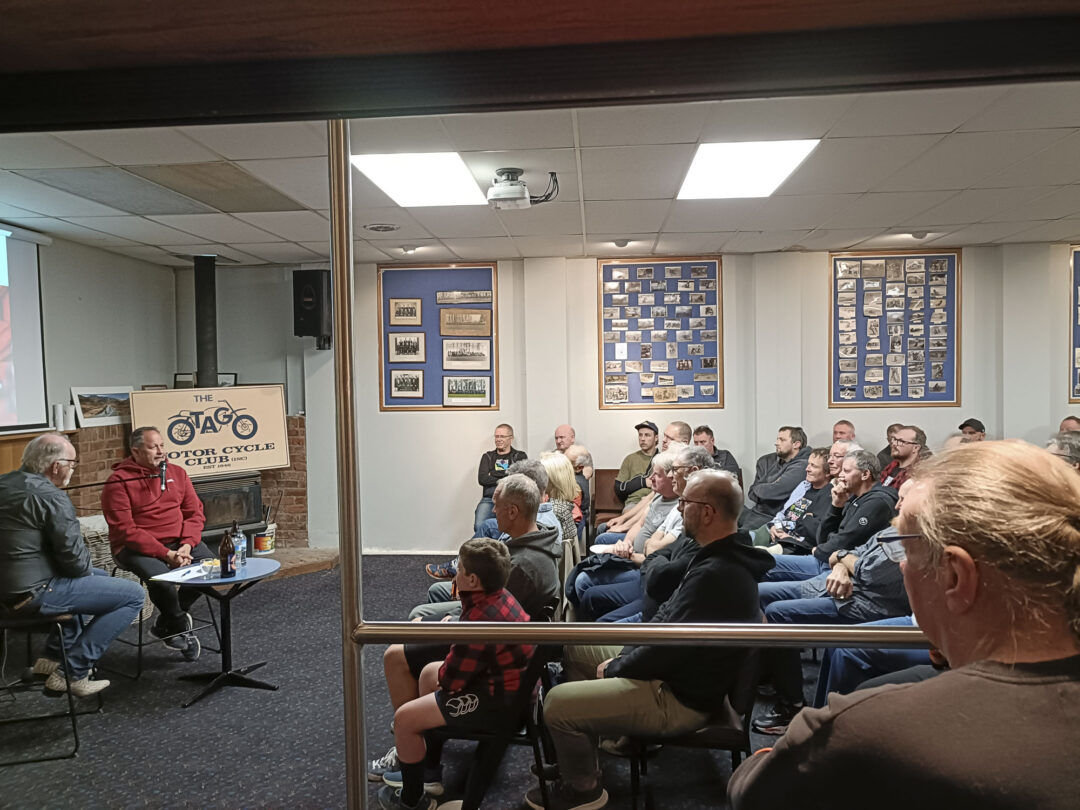 Paul Trevathen at the Otago Motorcycle Club