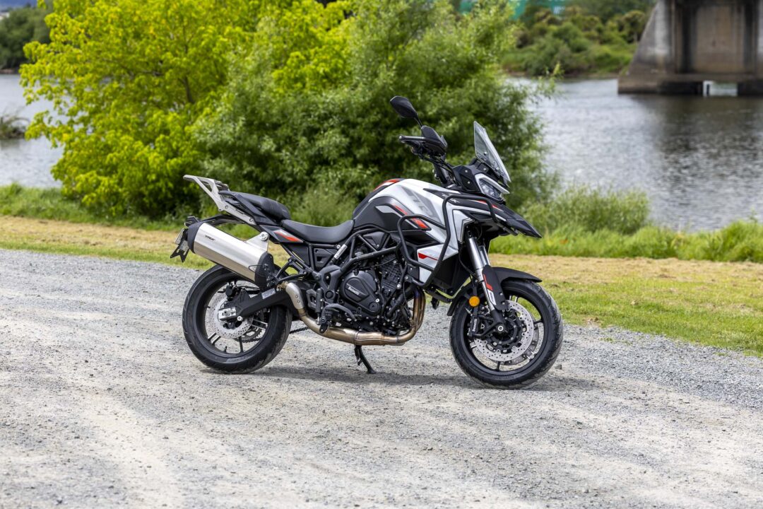 Benelli TRK702 parked gravel nz