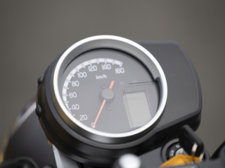 Honda GB350 LCD and analogue dash clock speedo