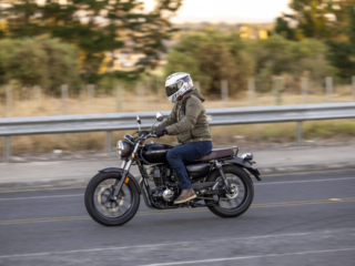 Honda GB350 at top speed