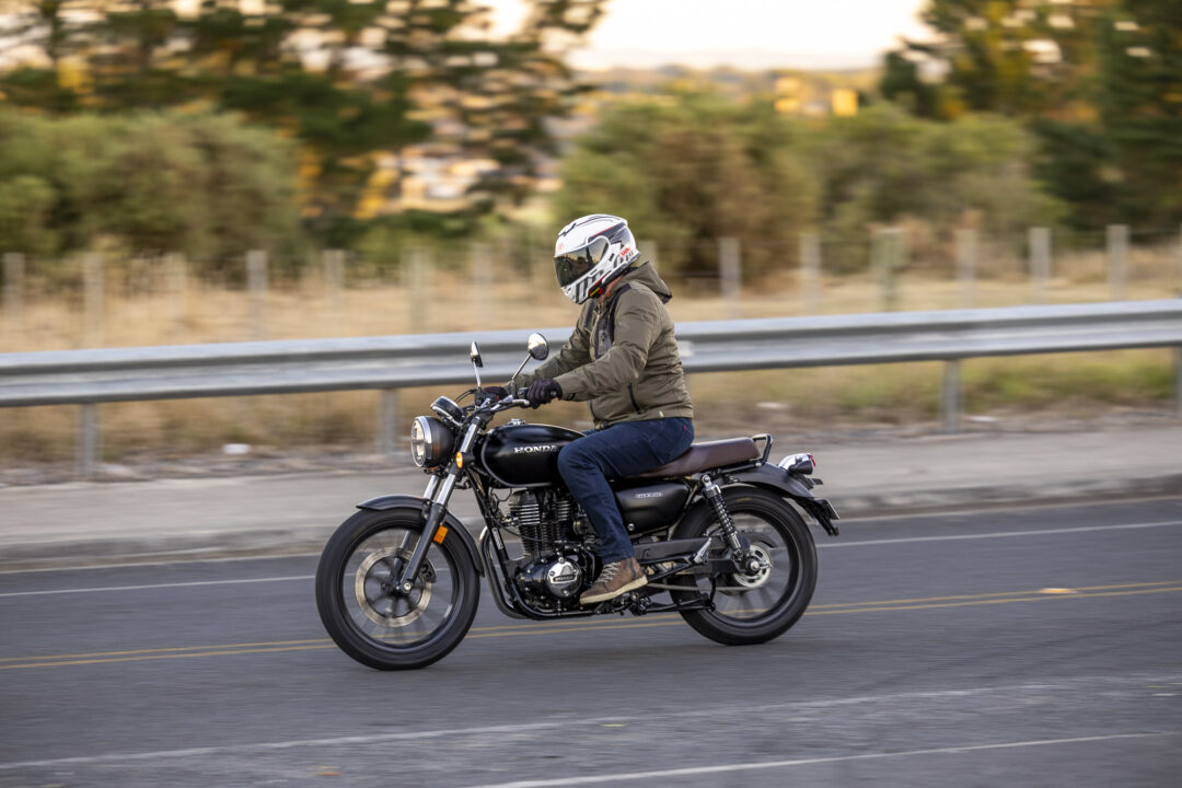 Honda GB350 at top speed