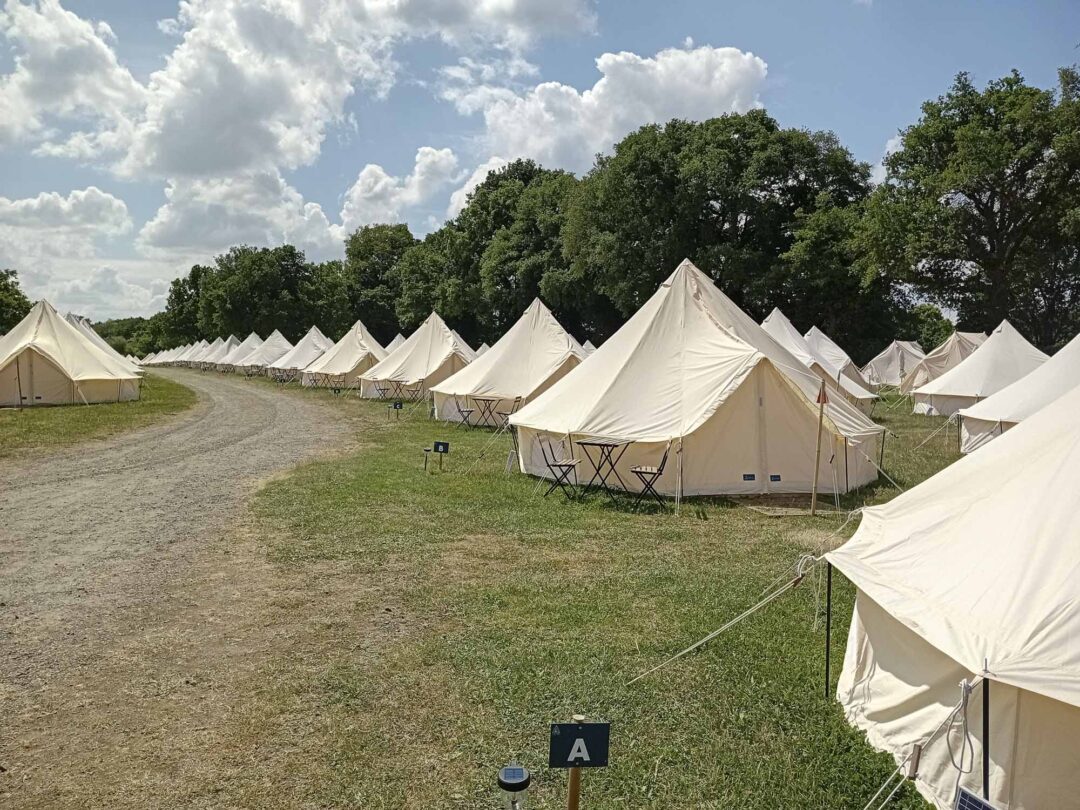 Le Mans camping tents
