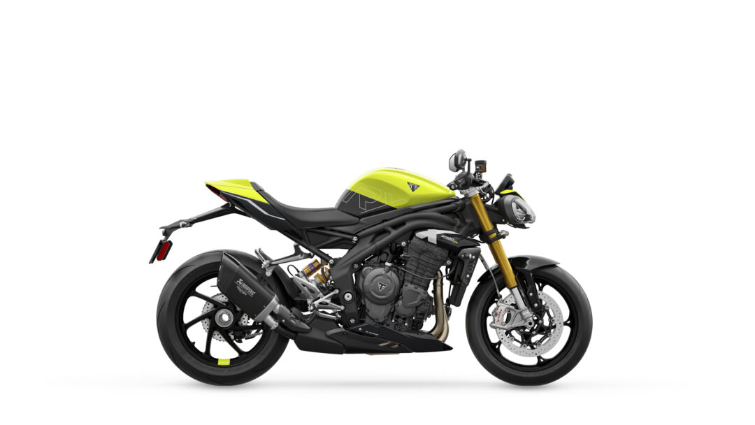 Triumph Speed Triple 1200RX yellow side