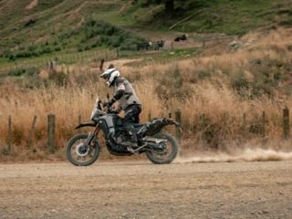 Leatt 8.5 Adventure Helmet review on Yamaha Tenere World Raid in NZ on gravel