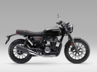 25YM Honda GB350S black with brown saddle