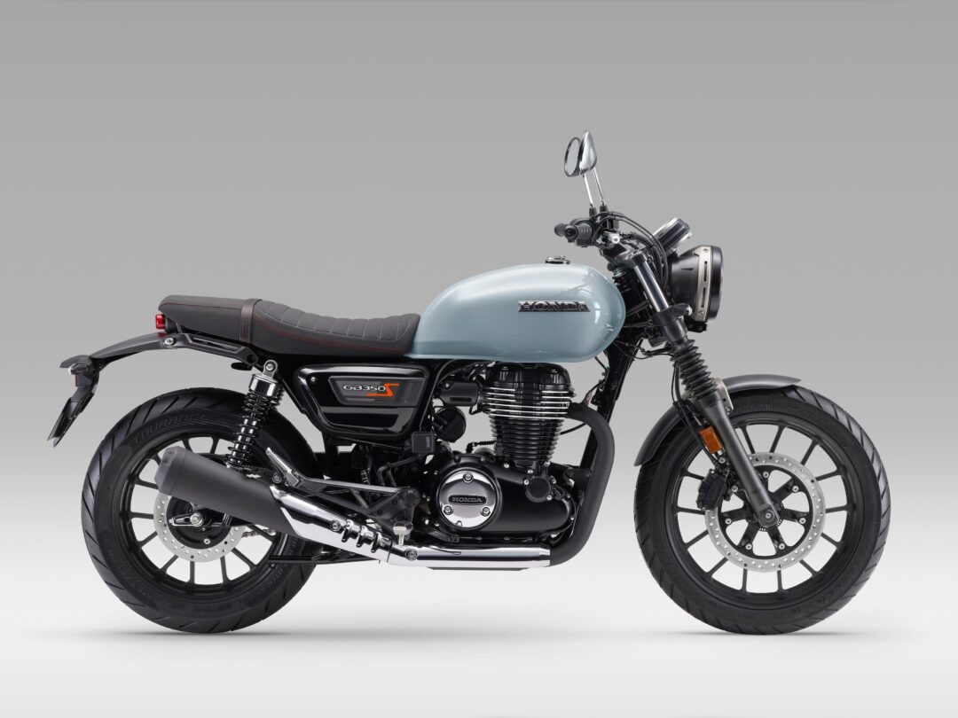 25YM Honda GB350S grey with brown saddle