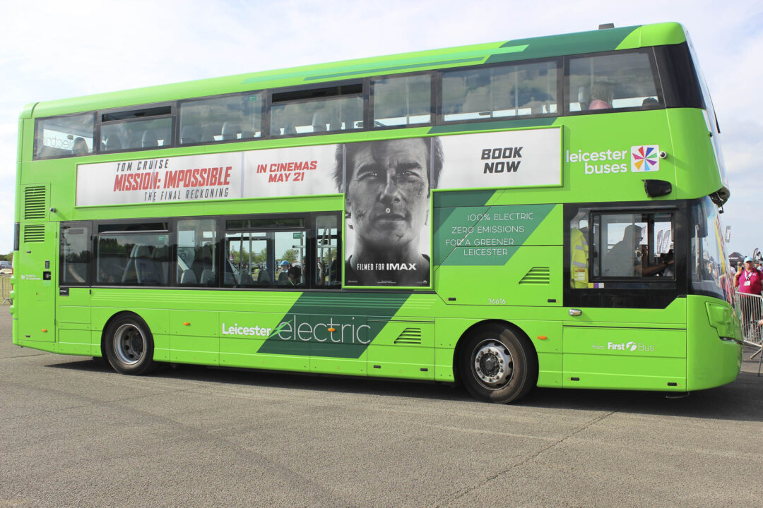 Silverstone MotoGP Bus Mission Impossible advert