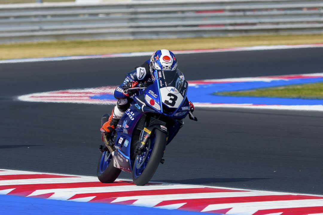 20250619-Jean Turner on his way to second place at Misano