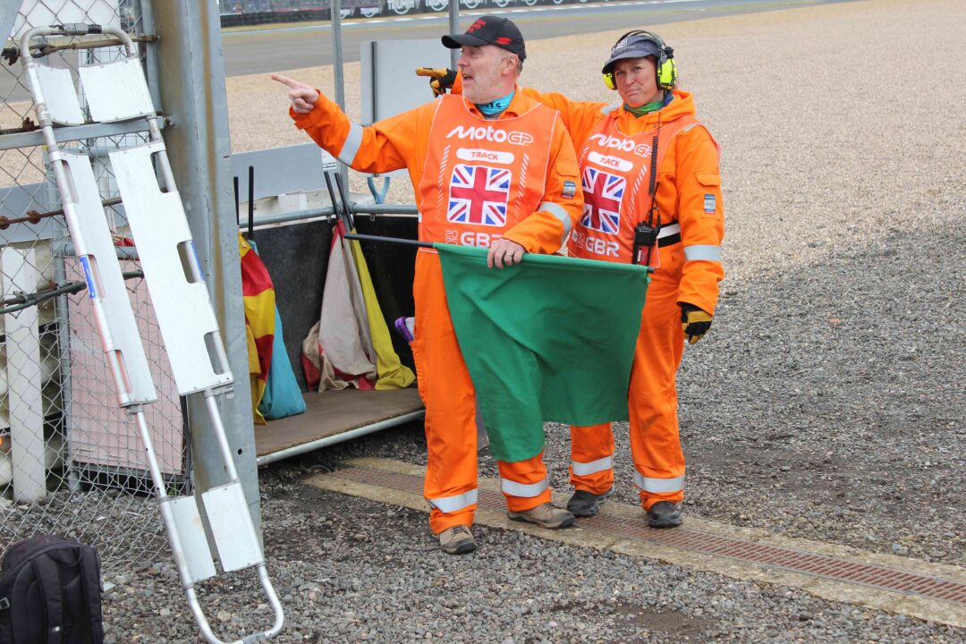 Silverstone MotoGP track Marshalls