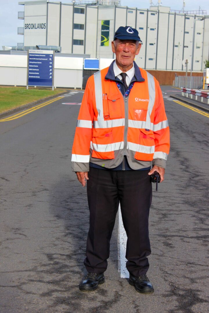 Car park attendant at Silverstone MotoGP