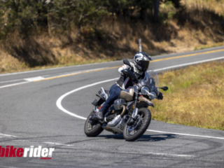 Moto Guzzi V85TT Travel action BRM NZ