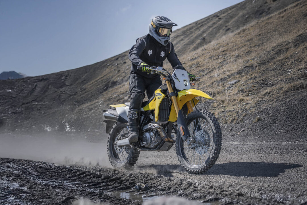 2025 Suzuki DR-Z4S action trail gravel adventure