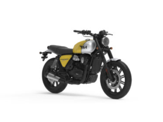 BSA Bantam 350 yellow studio