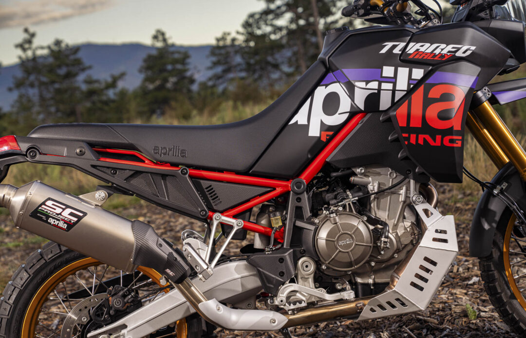 Aprilia Tuareg 660 Rally engine