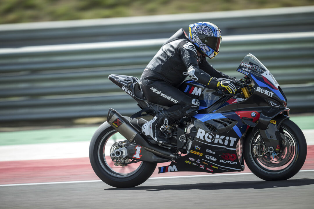 BMW WSBK Toprak Razgatlioglu Rokit BMW test track action