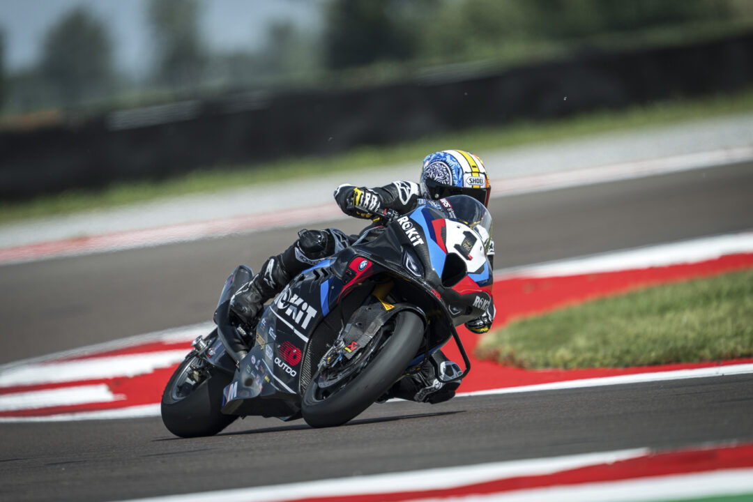 BMW WSBK Toprak Razgatlioglu Rokit BMW test track action