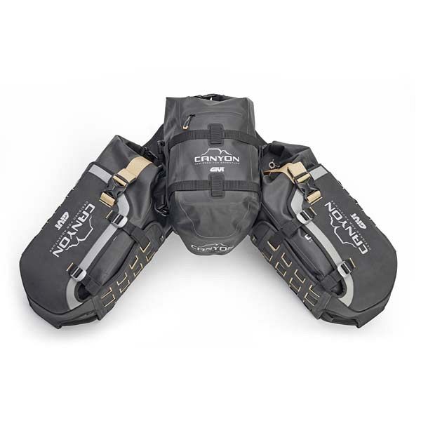 Givi Canyon adventure soft saddle system