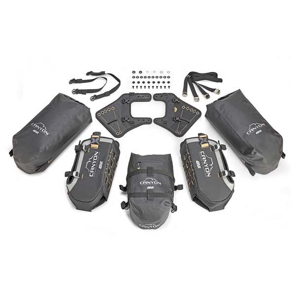 Givi Canyon adventure soft saddle system
