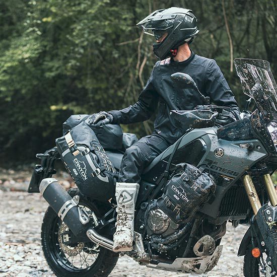 Givi Canyon adventure soft saddle system