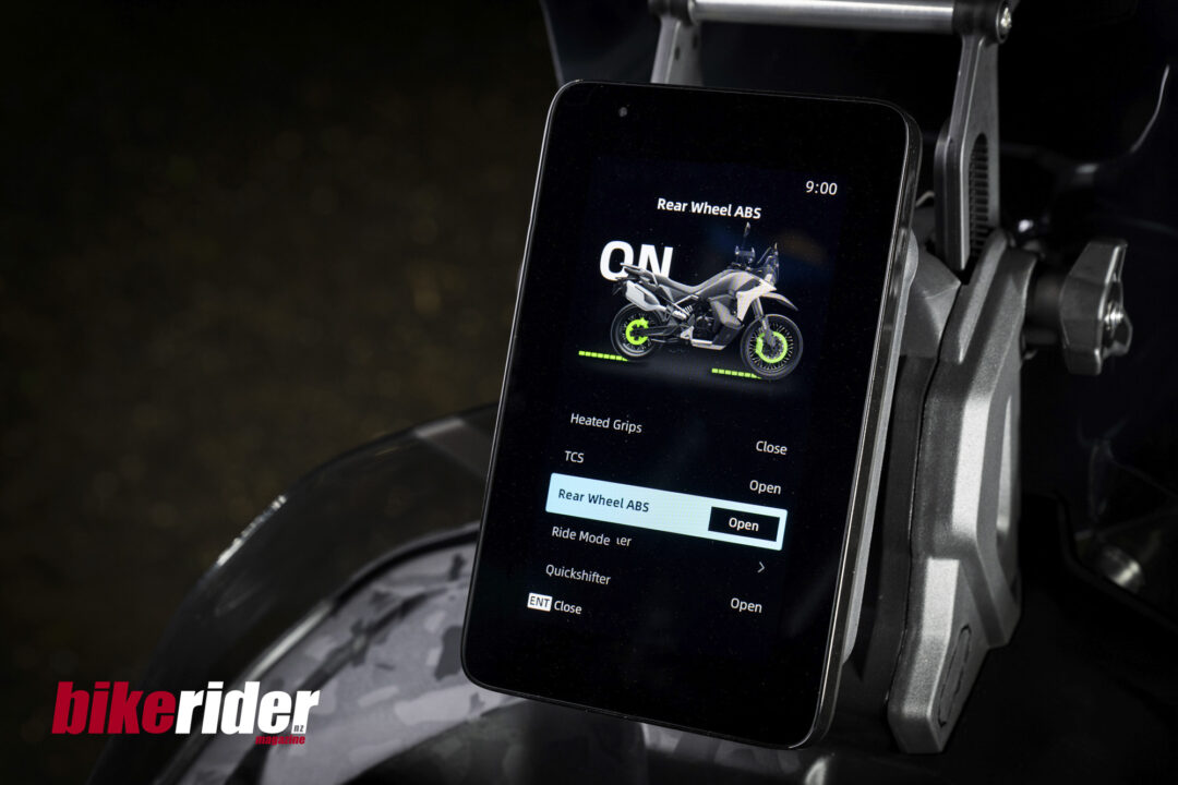 CFMoto 800MT-X switchable ABS system 