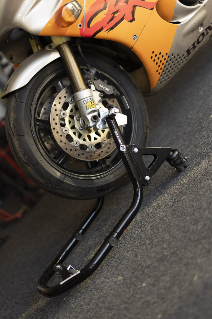 Whites dolly paddock stand review Fireblade on stand
