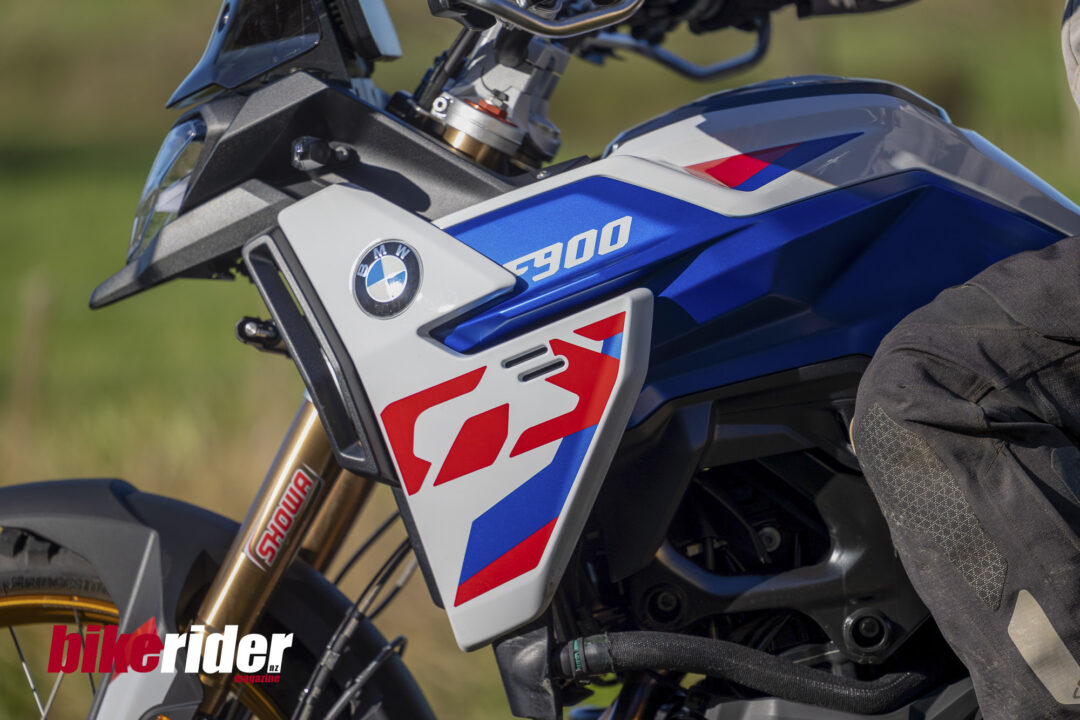 BMW F 900 GS review NZ action tank