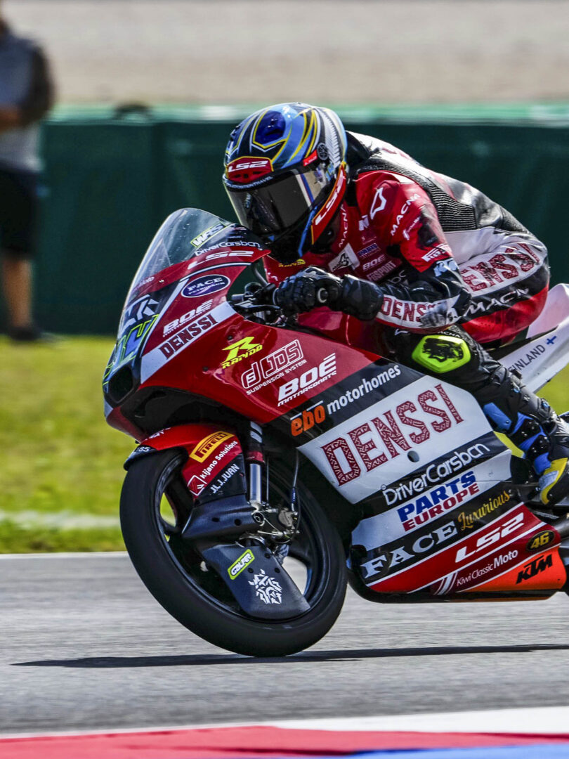 Cormac Buchanan NZ Moto3 racer Misano