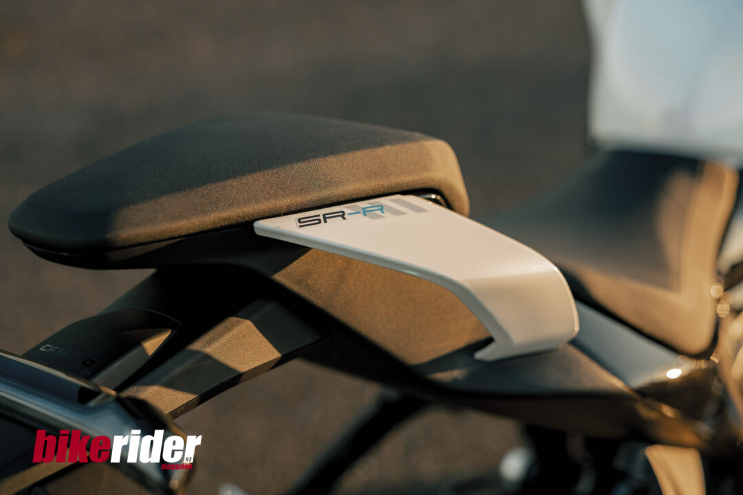 CFMoto 675SR-S review rear saddle