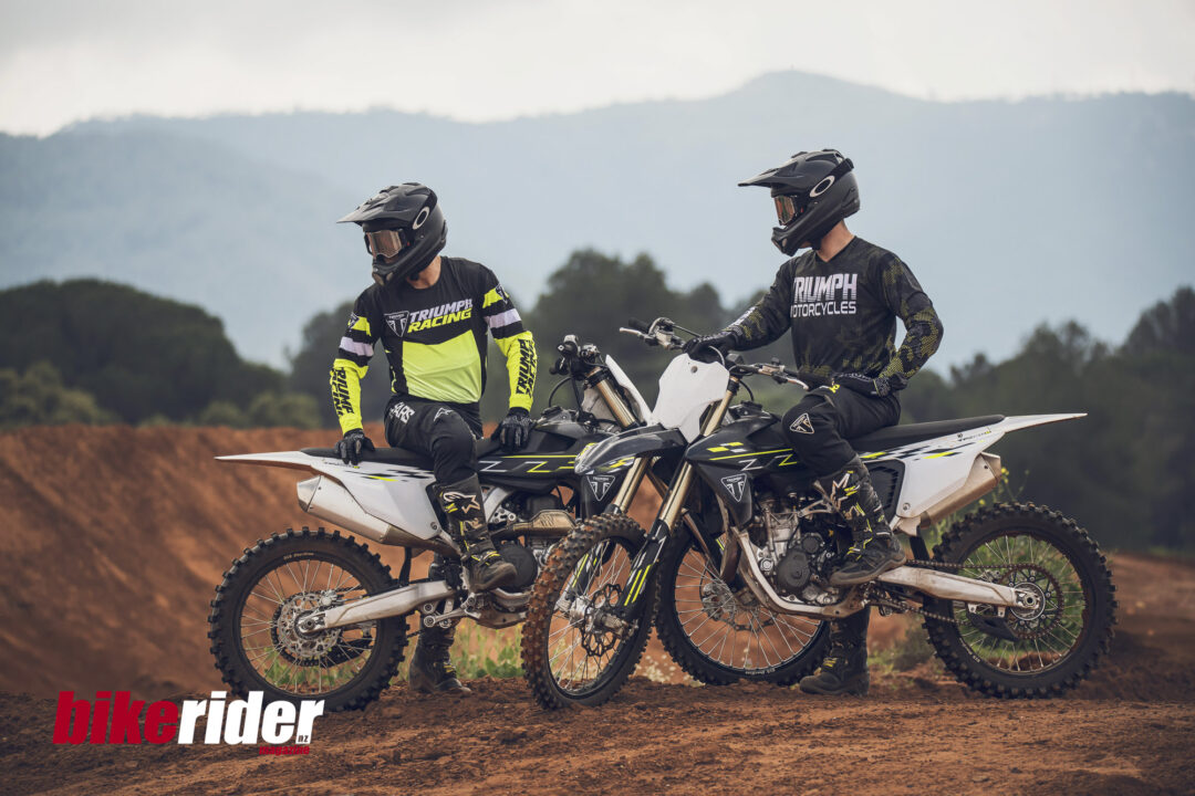 Triumph dirt bike TF450X static mx track