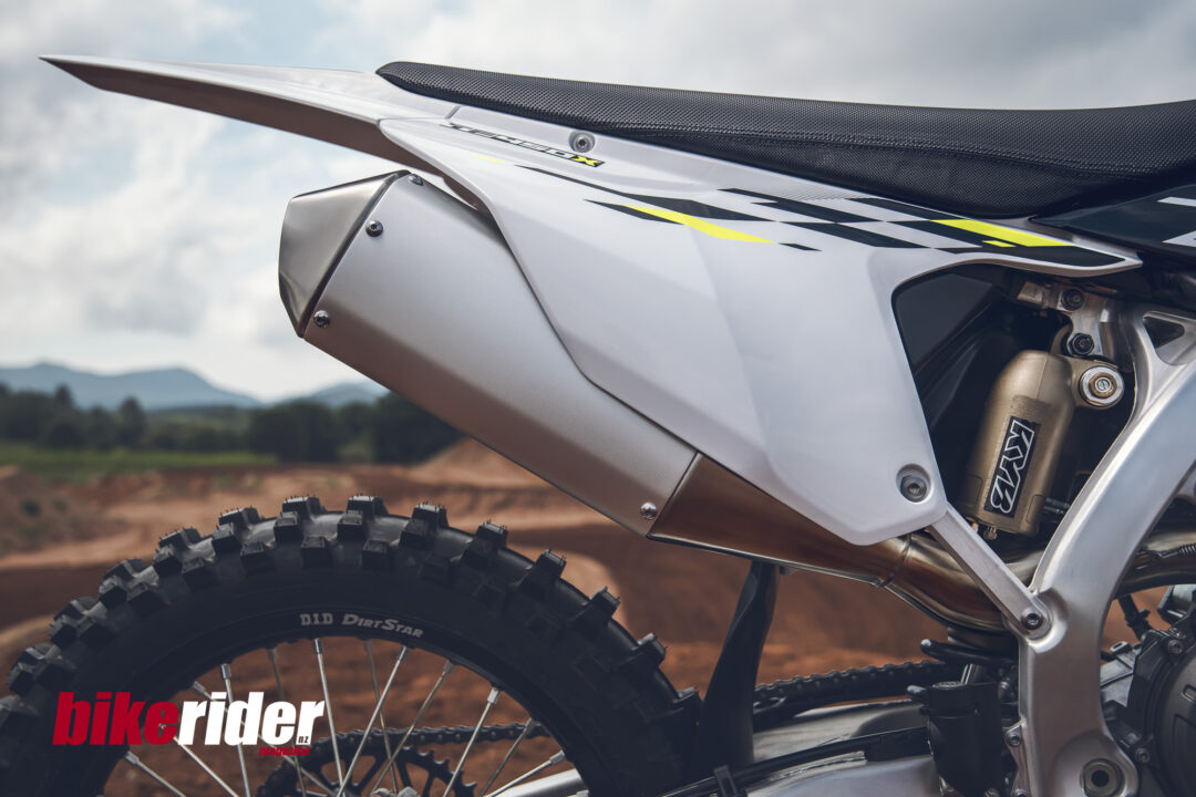 Triumph dirt bike TF450X exhaust