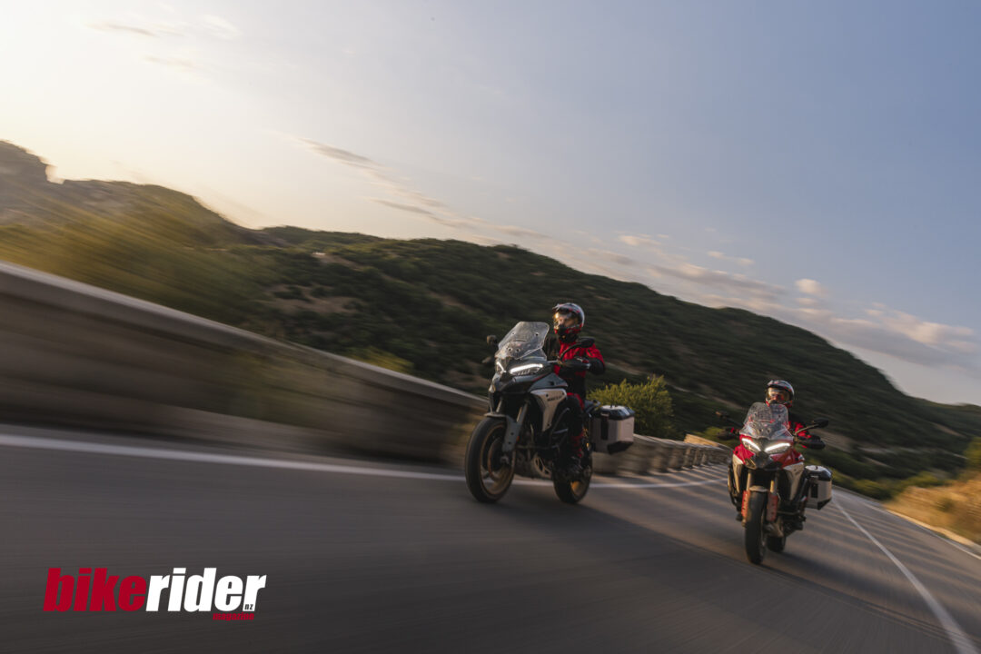 2026 Ducati Multistrada V4 Rally red and green action