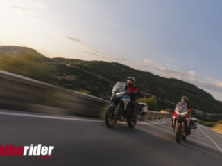 2026 Ducati Multistrada V4 Rally red and green action