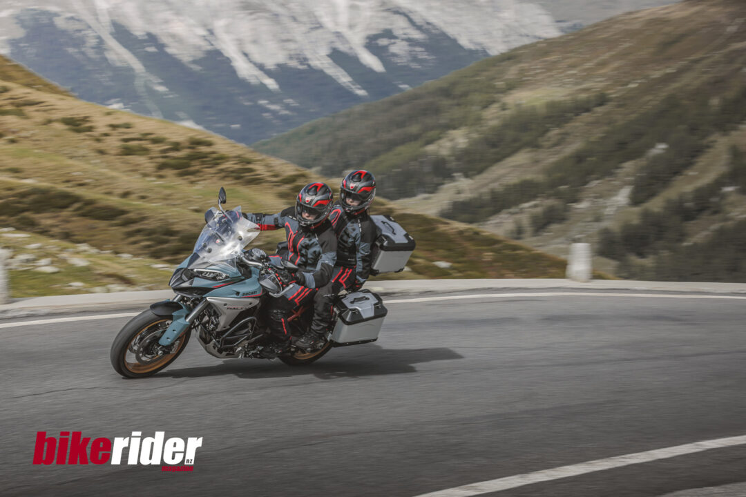 2026 Ducati Multistrada V4 Rally red and green action